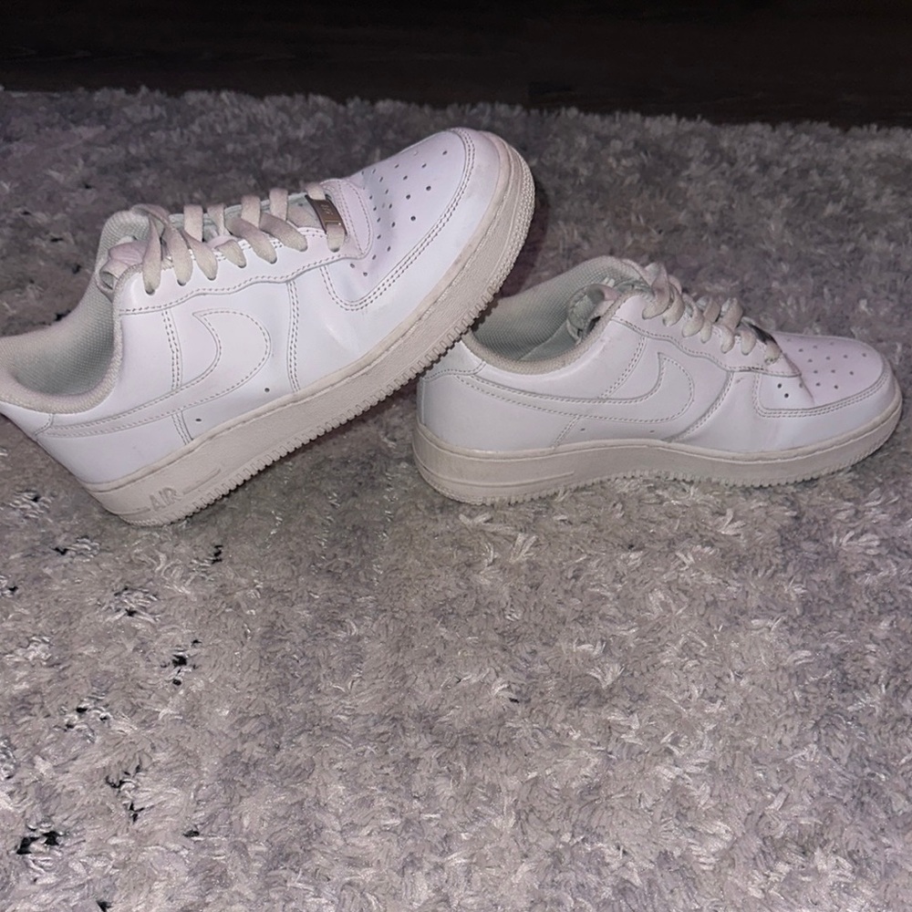 White Nike Air Force 1 size 8.5 women’s
